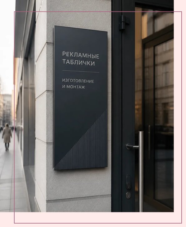 Рекламные таблички в Добрянке по цене от 4546 р. | Аванза-Дбр