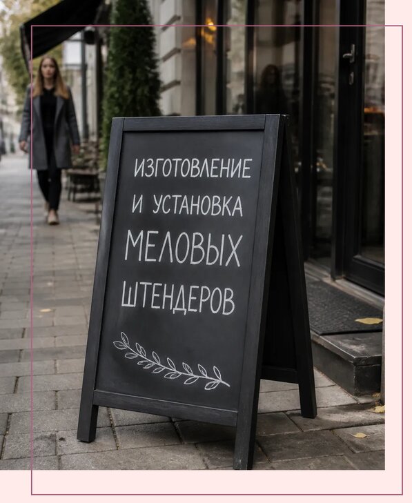 Меловые штендеры в Добрянке по цене от 6566 р. | Аванза-Дбр